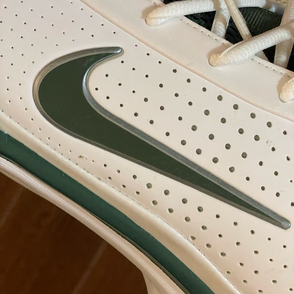 Men NIKE AIR MAX DIAMOND ELITE MTL shoe cleats spikes white green size 13.5 NEW - Picture 16 of 16